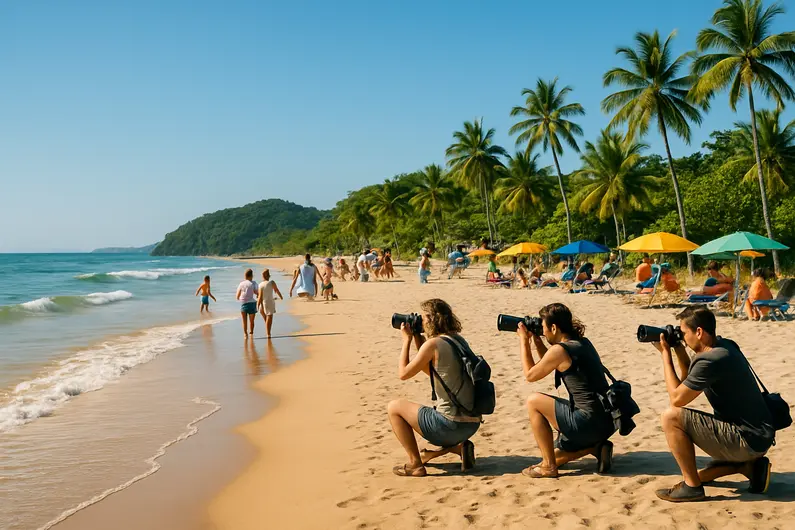 Blu Photo & Vídeo: Capturando Momentos Incríveis na Praia da Enseada