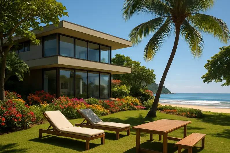 Descubra a Casa no Jardim Praiano “Praia da Enseada”