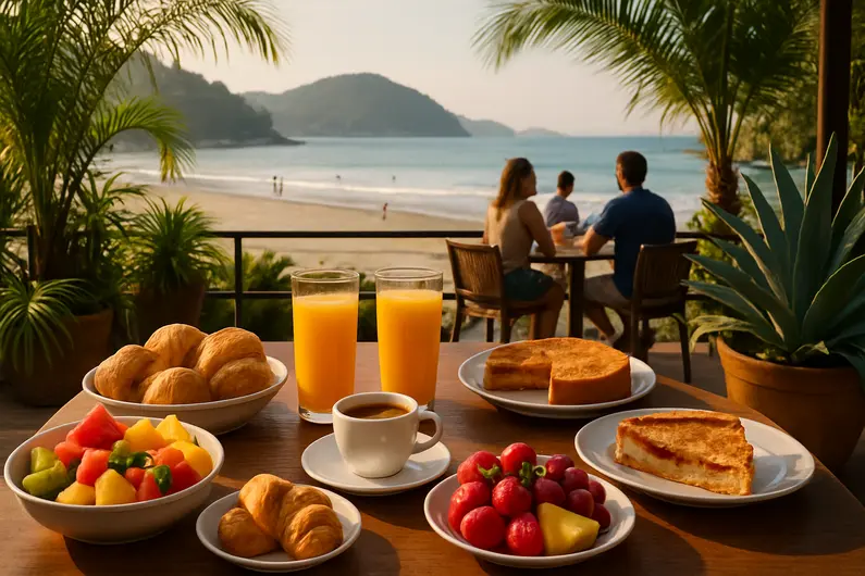 Melhores cafés da manhã na Praia da Enseada: guia completo